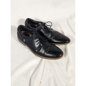 Seven 91 Mens Oxford Dress Shoes Black Lace Up Jobcore Preppy Eur:46 US:13
